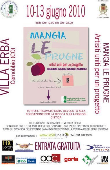 A Cernobbio "MANGIA LE PRUGNE" – Villa Erba