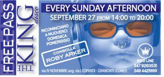 DOMENICA POMERIGGIO si balla al The King a Grandate – Como