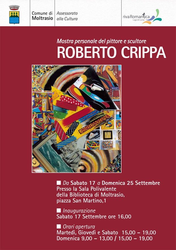 Moltrasio: Roberto Crippa mostra personale