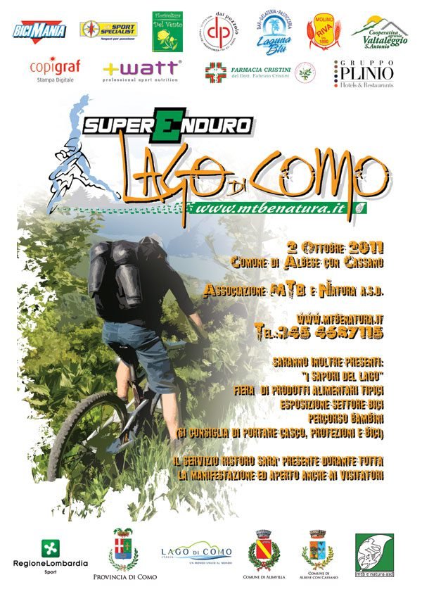 Super Enduro Lago di Como di mountainbike