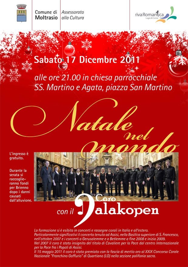 Moltrasio: Natale nel Mondo con il Coro Dalakopen