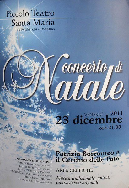 Inverigo: Concerto di Natale al Piccolo Teatro Santa Maria