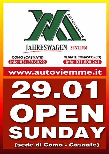 Casnate: Autoviemme Open Sunday