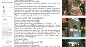 XX GIORNATE DI PRIMAVERA DEL FAI a Moltrasio