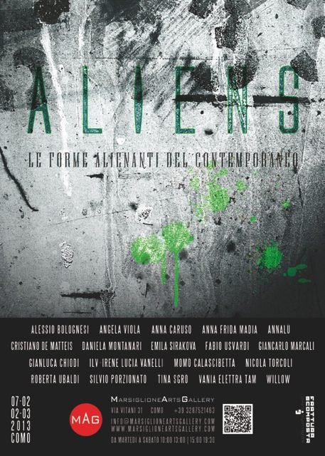 Como: collettiva "Aliens - le forme alienanti del contemporaneo" 1 ALIENS WEB