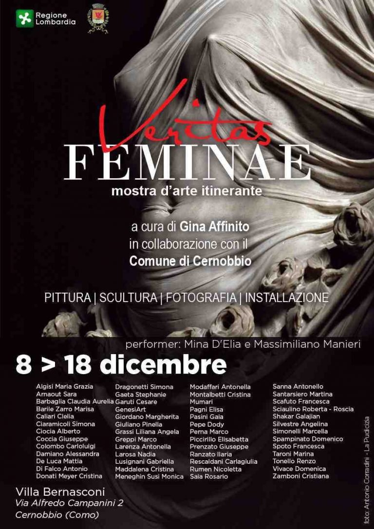 Cernobbio: a Villa Bernasconi Veritas Feminae | mostra d'arte 1 veritas feminae locandina small