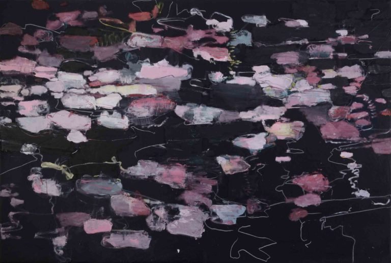 03.Giovanni Frangi Ninfee 4 2015 cm.200x300 olio su tela m